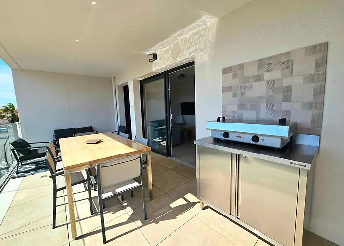 Apartmán T3 Cosy 200m De La Plage, Terrasse, Parking Le Barcarès